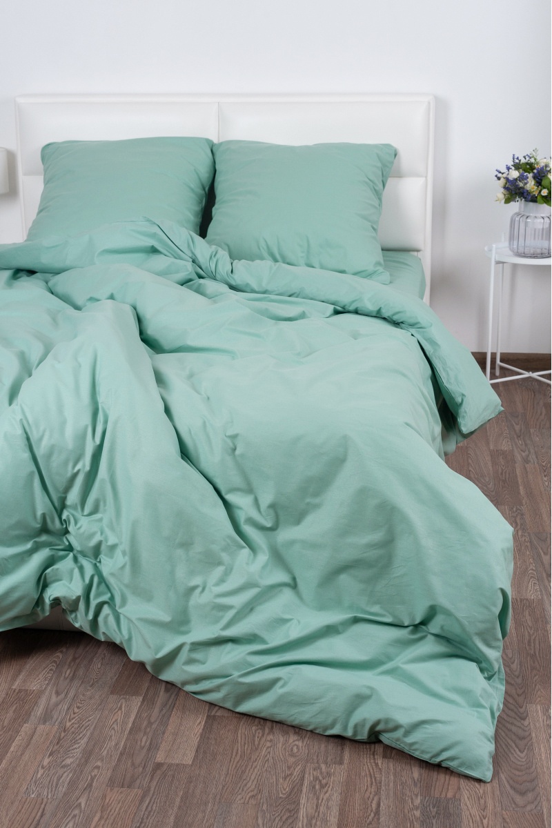 (ВНЛ) Пододеяльник "МИЛАН" поплин "Фисташка" (г/к)