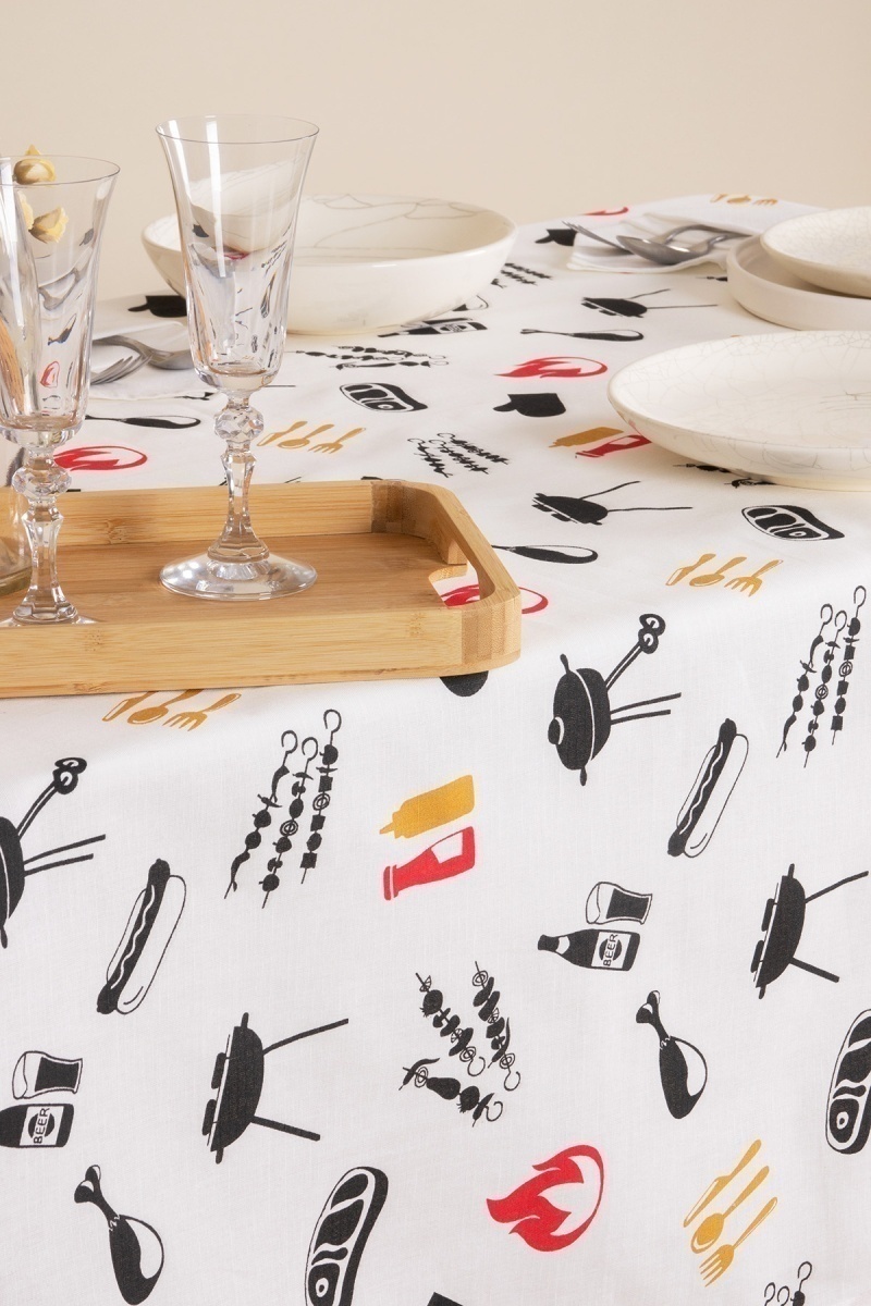 Скатерть полулен "ТЛ" Гриль