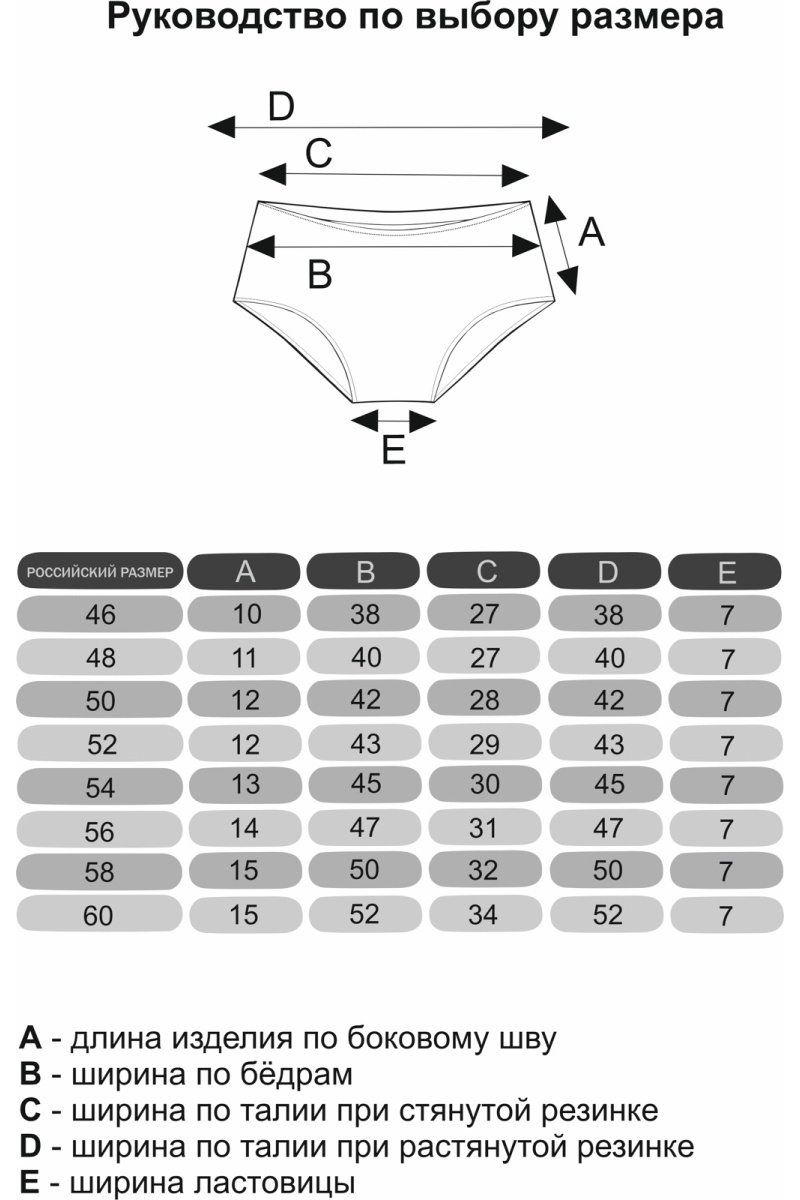 (СК) Трусы женские "Любовь" кремовый