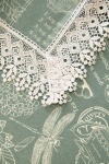 Скатерть с кружевом 045 Версаль (ментол) (вид 4)