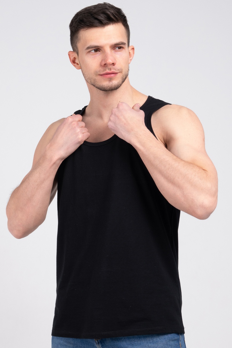 (СК) Майка мужская "Николай" черный