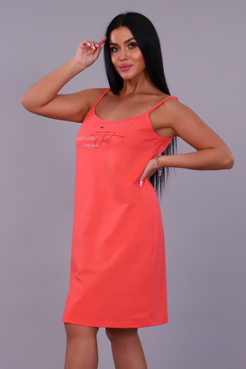 (ВНЛ) Сорочка 57025 (коралловый)