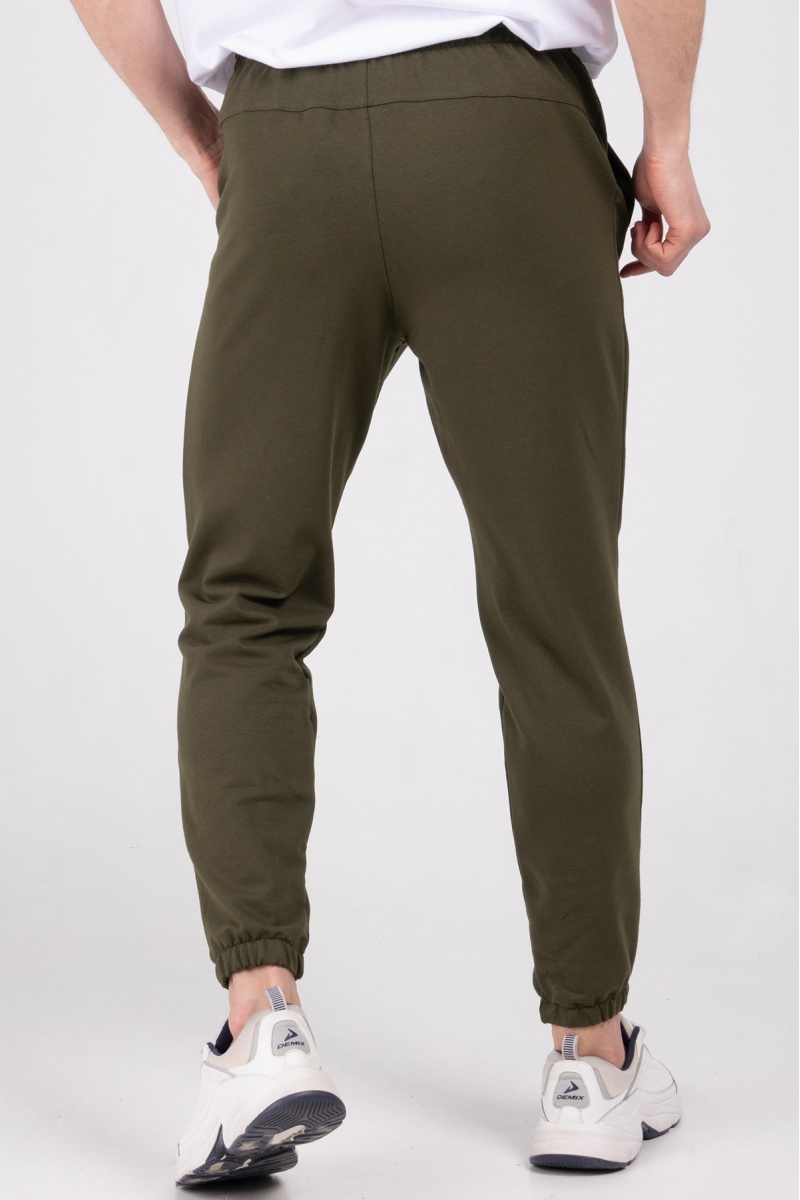 (СК) Джоггеры мужские "Стамбул" темный хаки