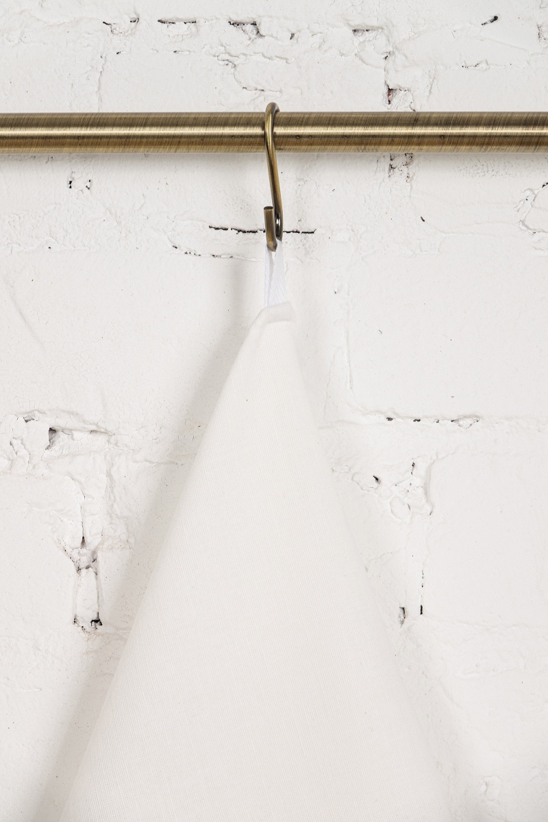 Полотенце полулен Отбеленное с вышивкой Дракон (золото) 358 - 45/60