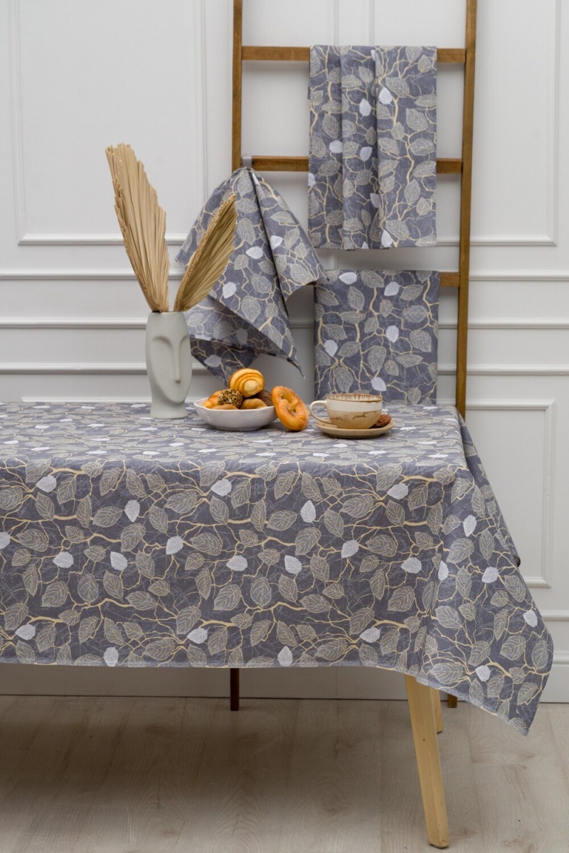 (ВНЛ) Скатерть Серенада (темно-серый)