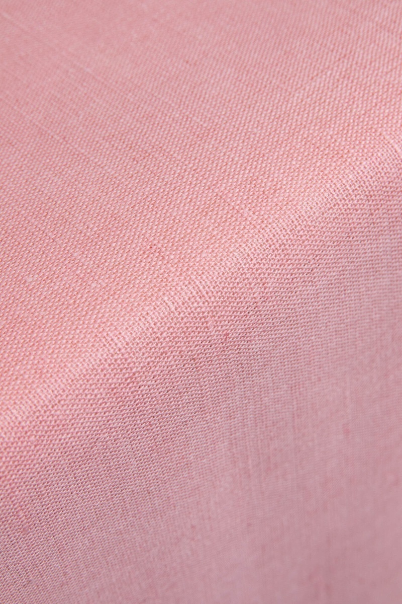 Скатерть с кружевом полулен 007 Розовый (однотон) (вид 3)