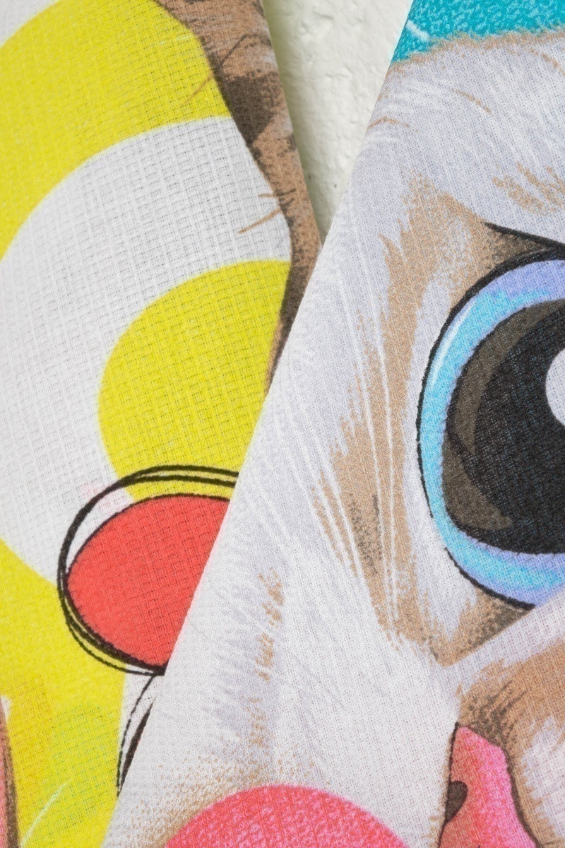 Набор вафельных полотенец (ТТ) 330 Радуйся простым вещам - 3 шт - 45х60 см