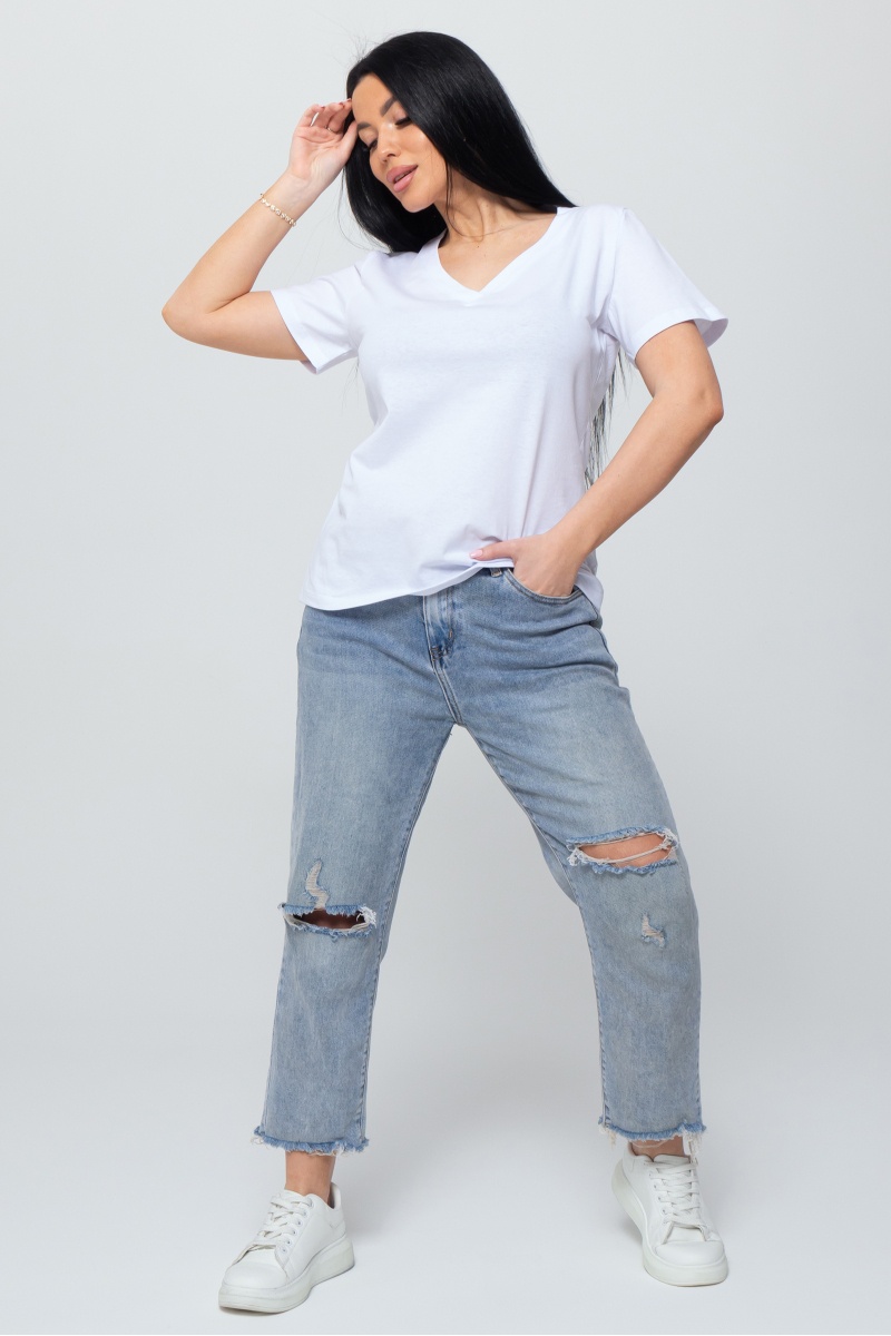 (СК) Футболка женская "Валерия" белый