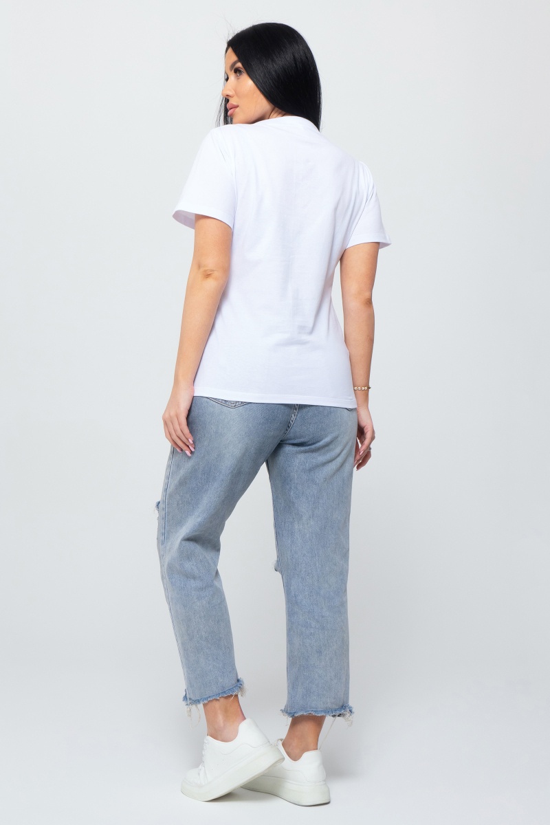 (СК) Футболка женская "Валерия" белый