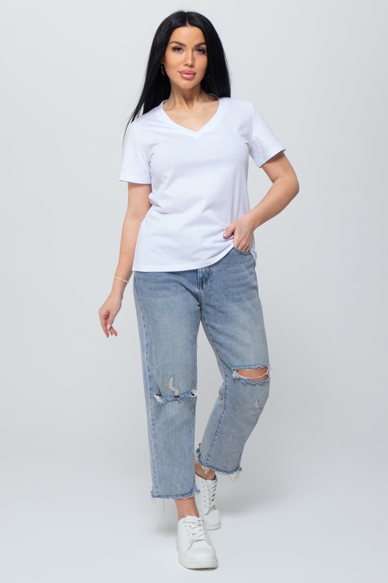 (СК) Футболка женская "Валерия" белый