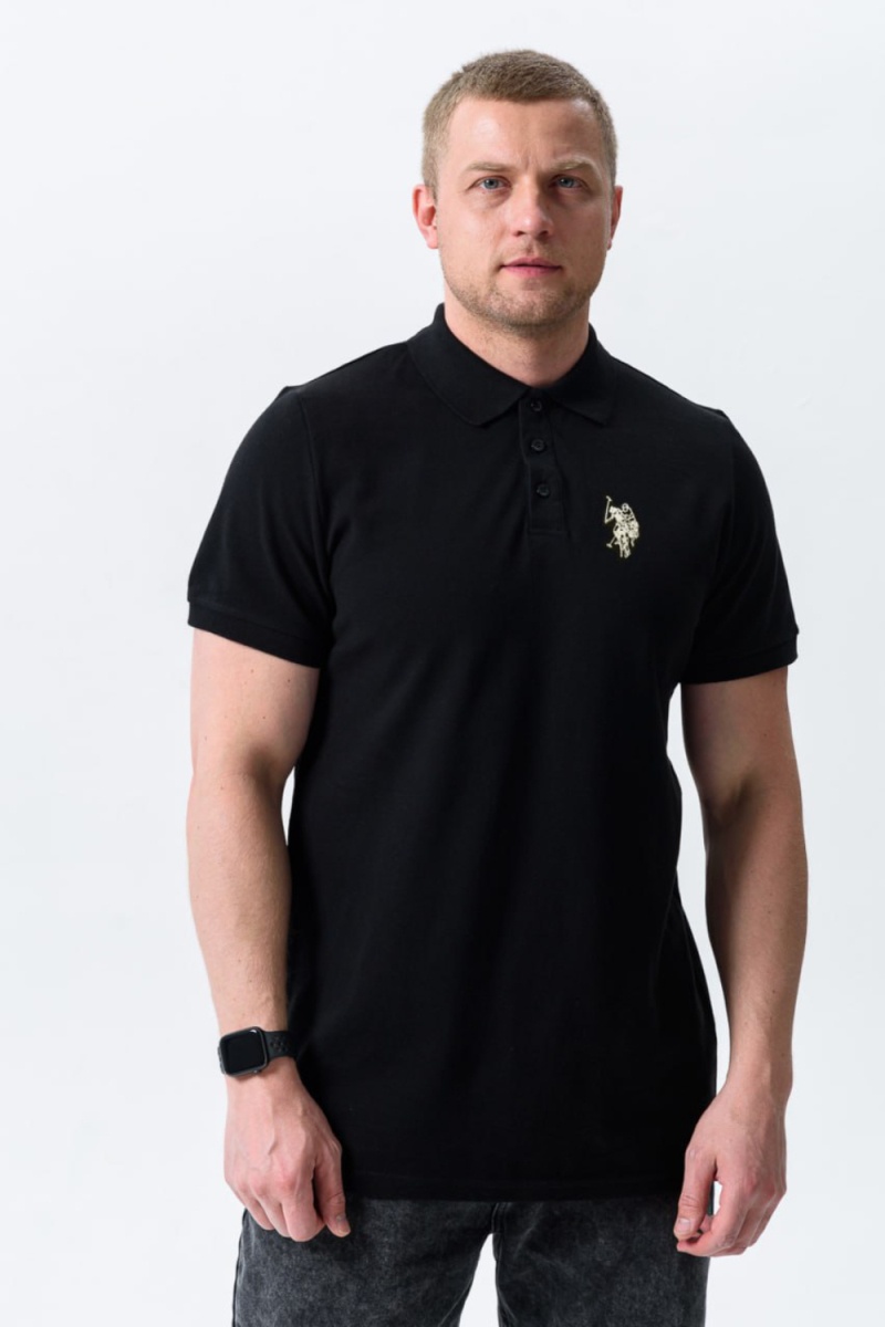 (ВНЛ) Футболка 8501 поло (черный+поло)