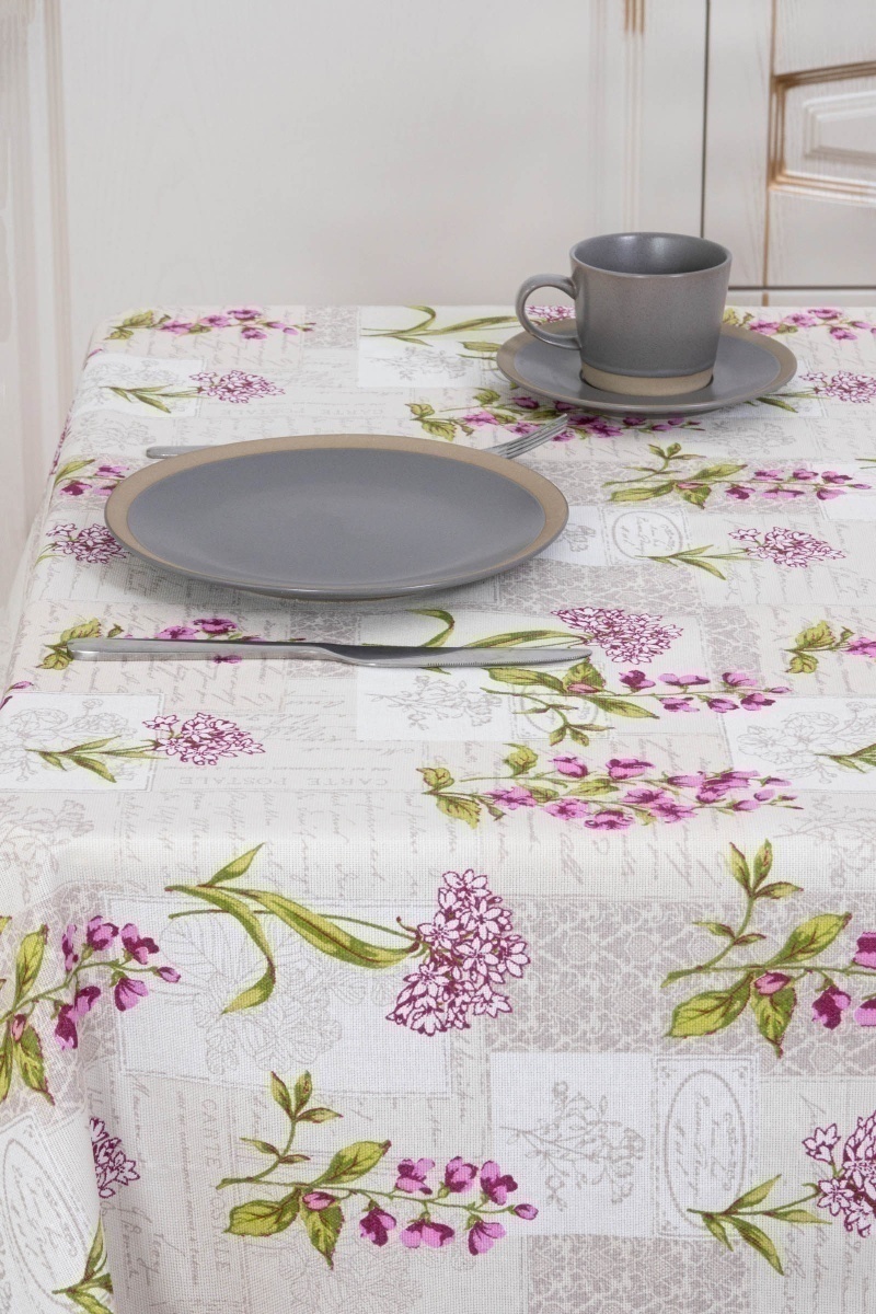 Скатерть с кружевом 021 Горные травы (вид 3)