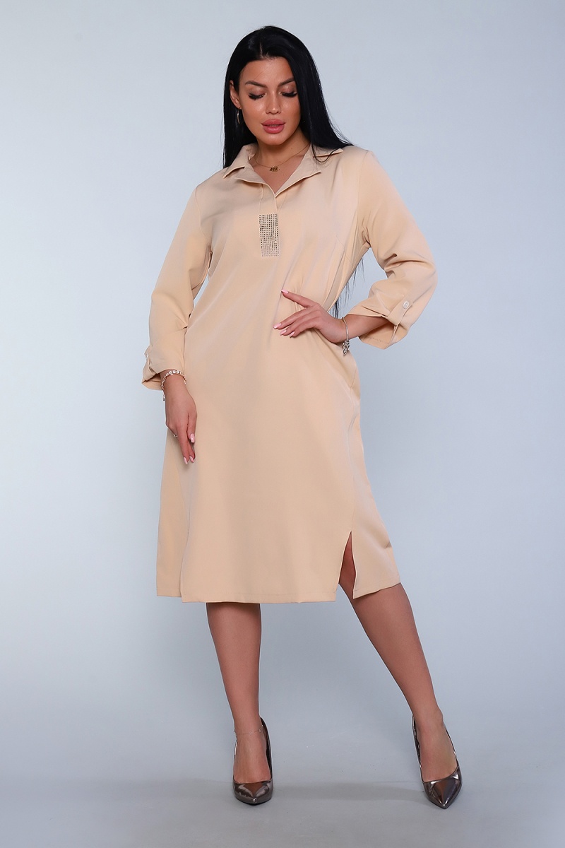 (ВНЛ) Платье 31719 (бежевый)