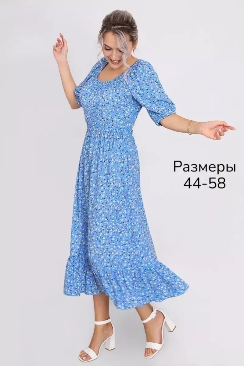 (ВНЛ) Платье Лада (голубой)
