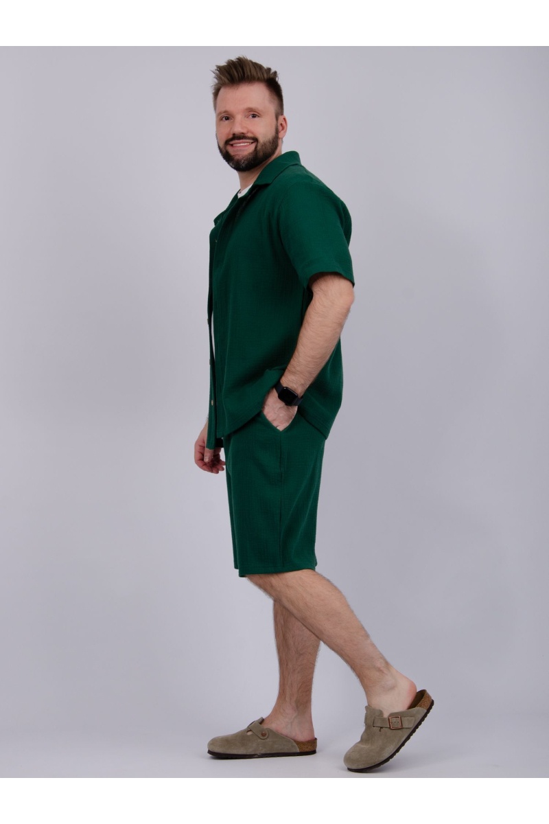 Костюм "Мэтью 2" зелёный, муслин