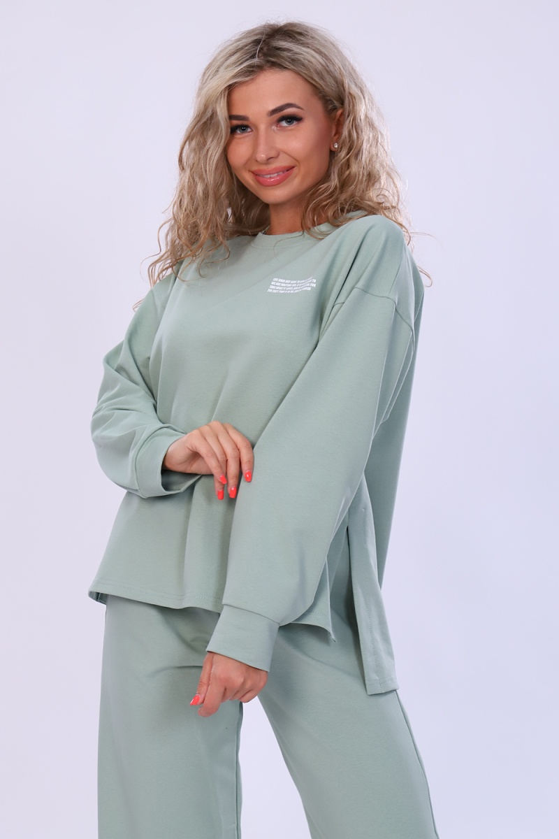 Костюм с брюками 27333 (ментол)
