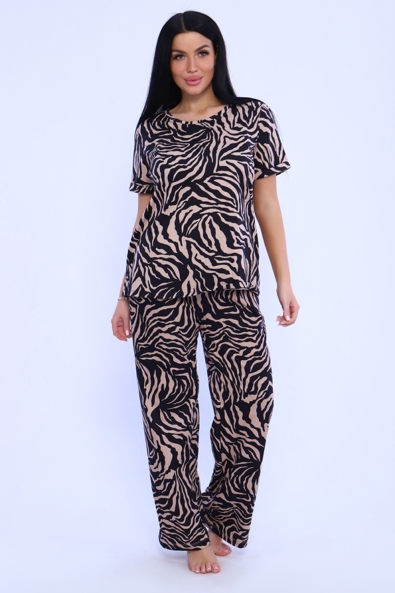 Костюм с брюками 20160 (зебра)