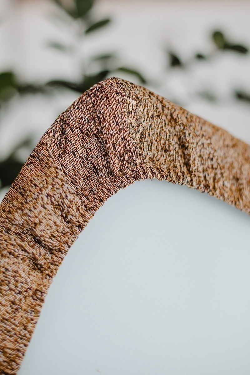 Подушка для мебели Сидушка на табурет квадратная (коричневый квадрат)