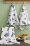 Полотенце кухонное Сиреневая дымка (белый)