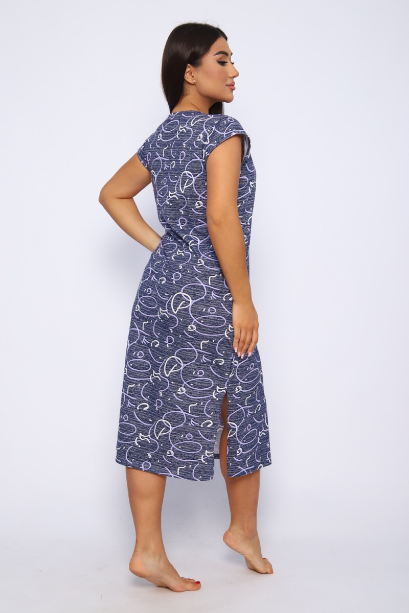 Платье 015 (синий)