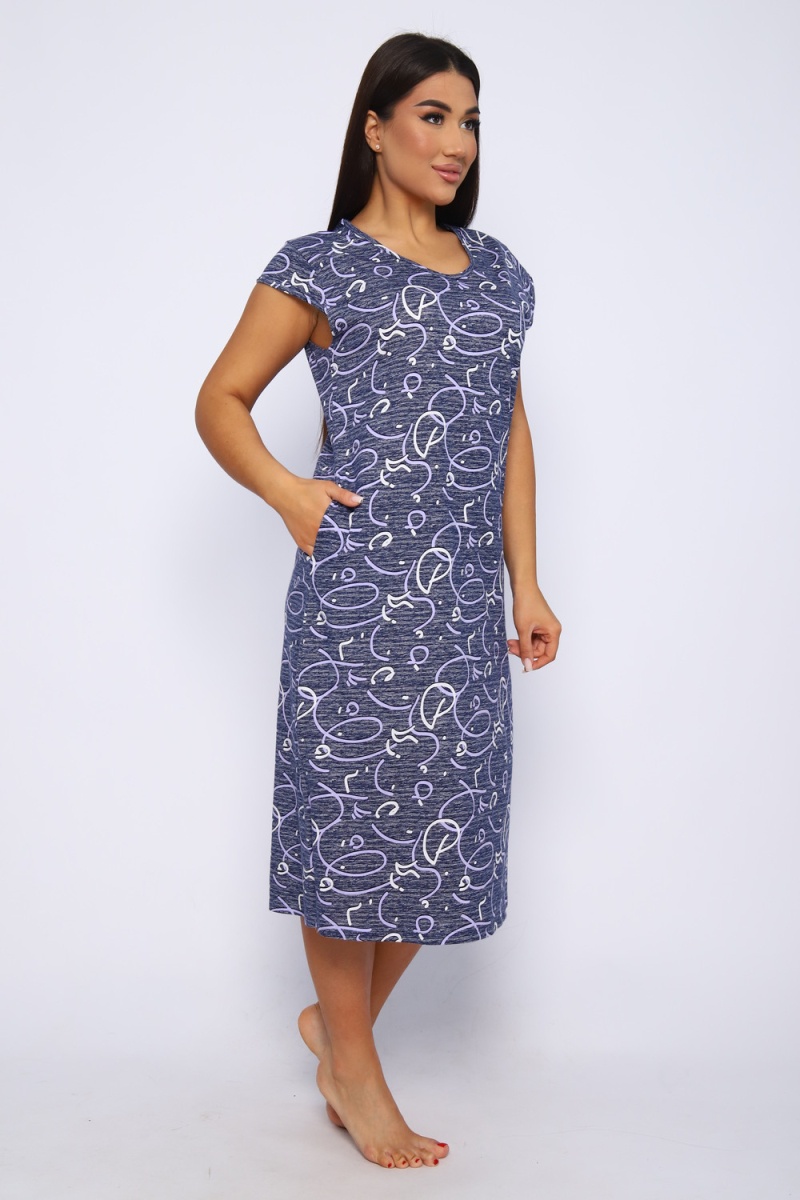 Платье 015 (синий)