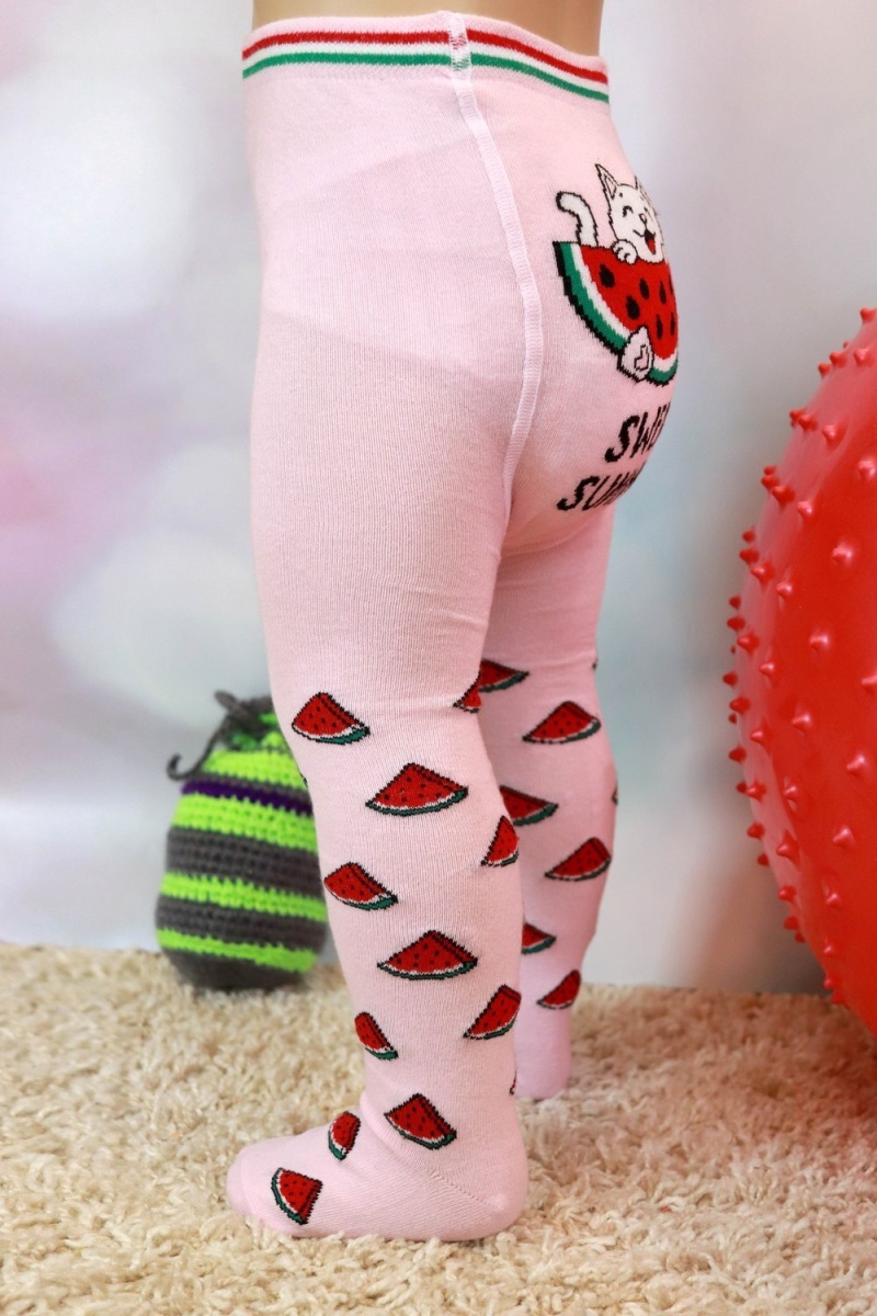 Колготки Арбуз (розовый)