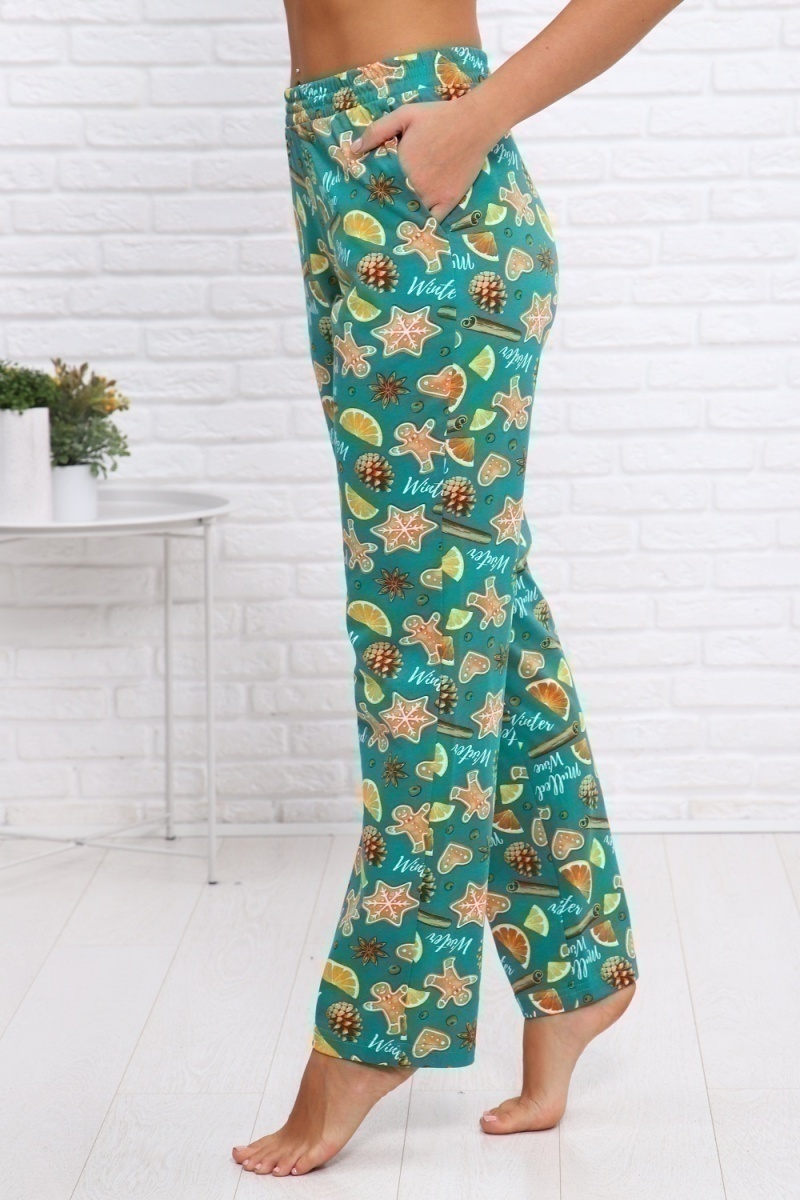 Брюки 1034 (изумруд)