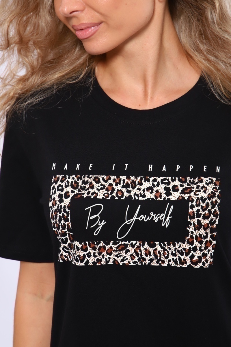 Костюм с брюками 35876 (леопард)