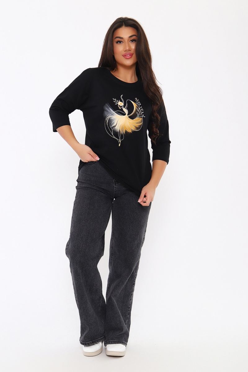 Лонгслив ЛЖ096 (черный)