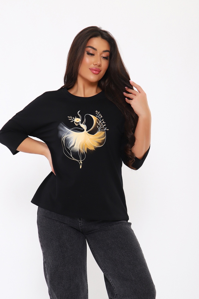 Лонгслив ЛЖ096 (черный)