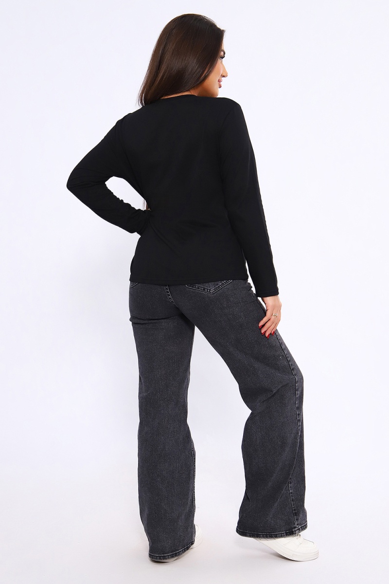 Лонгслив ЛЖ094 (черный)