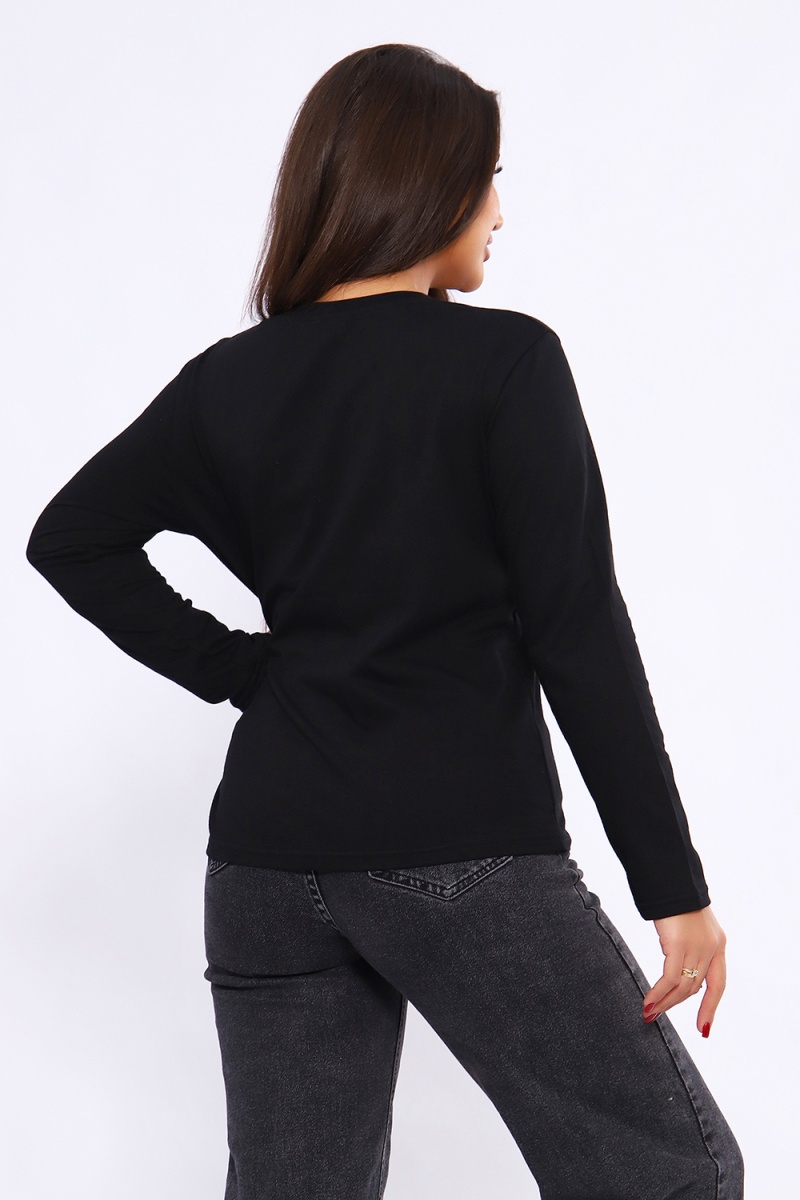 Лонгслив ЛЖ094 (черный)