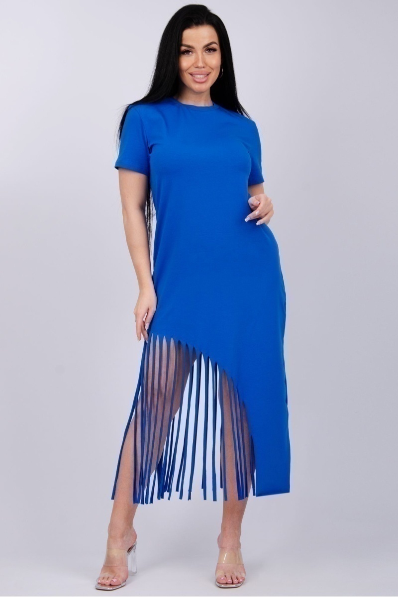 Платье "Калипсо 4" василёк, трикотаж (М)