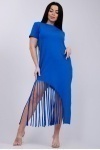 Платье "Калипсо 4" василёк, трикотаж (М)