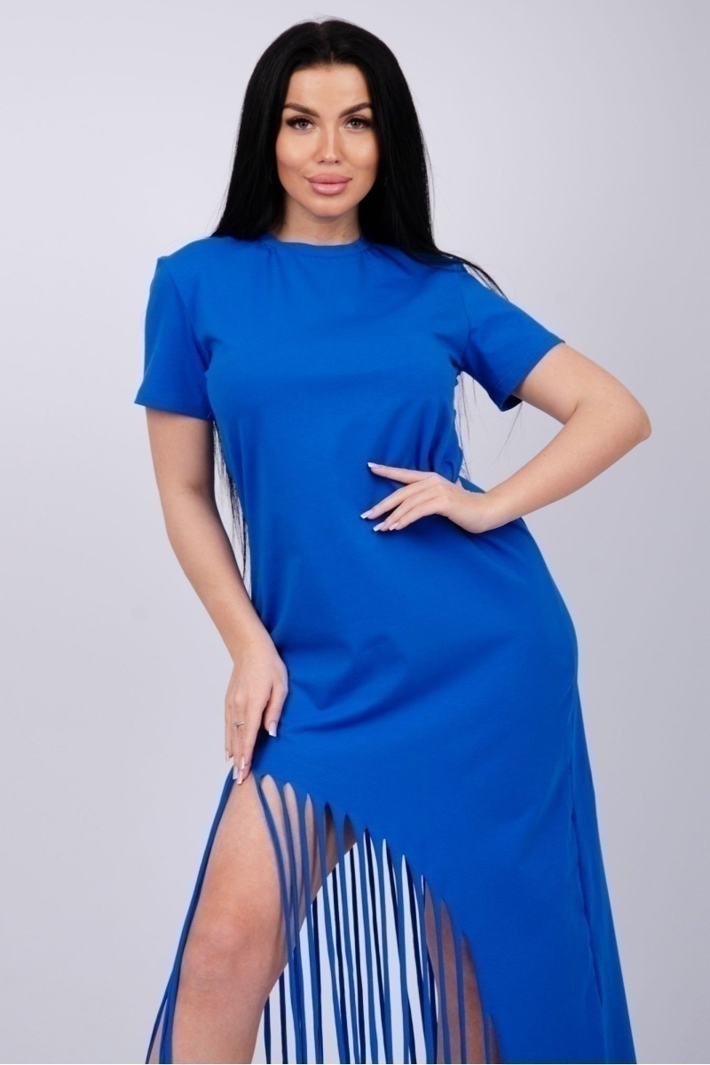 Платье "Калипсо 4" василёк, трикотаж (М)
