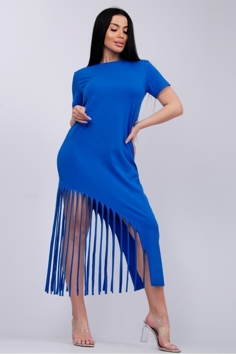 Платье "Калипсо 4" василёк, трикотаж (М)