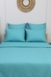 Пододеяльник поплин Соты-компаньон (бирюзовый)