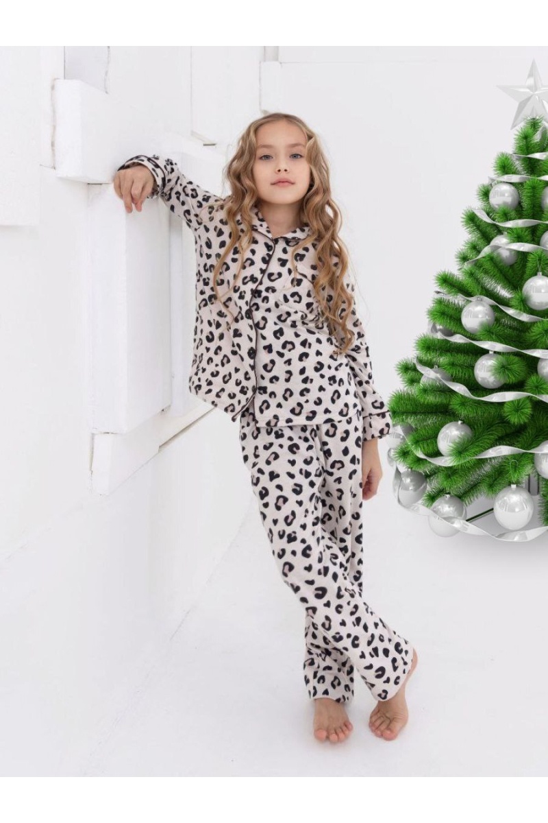 Пижама с брюками Наоми-кант (бежевый)