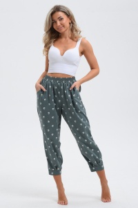 Брюки 9147 (мелкие планеты на хаки)