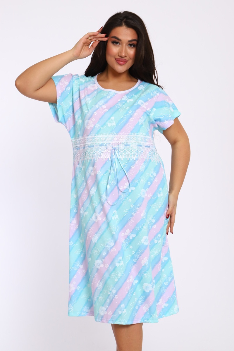 Сорочка 21614 (голубой)