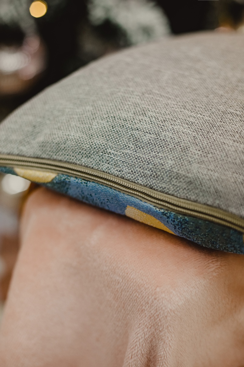 Наволочка декоративная 32х32 Зайчик Ты мне нравишься (синий)