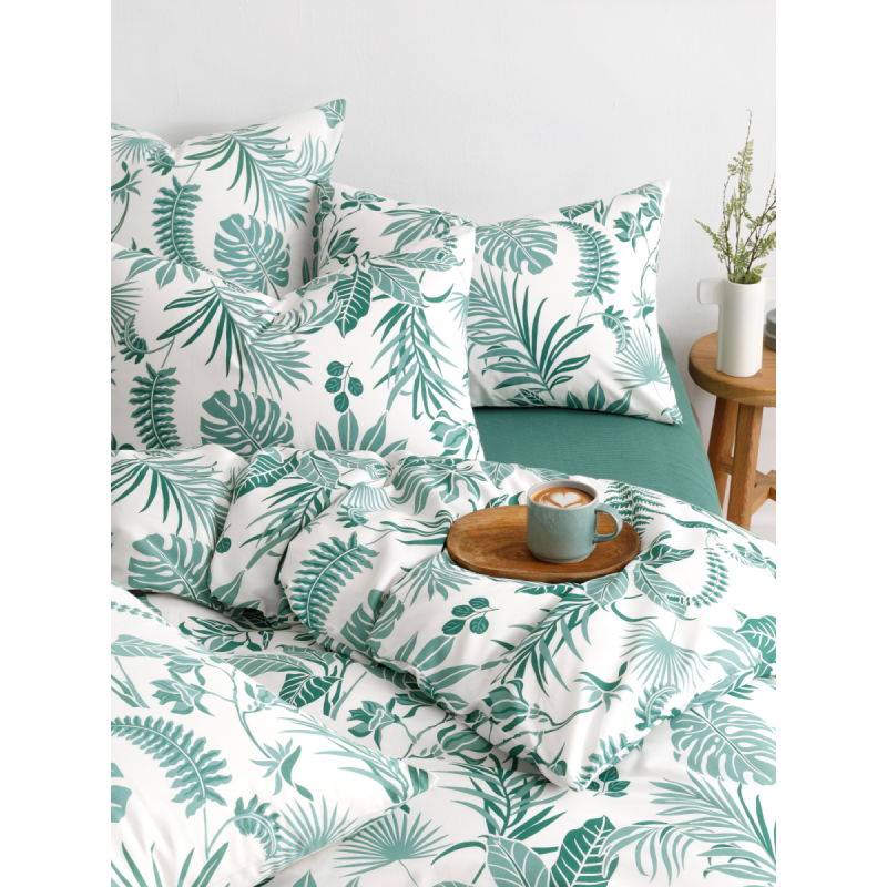 КПБ "Ночь нежна" поплин "Зеленые джунгли"