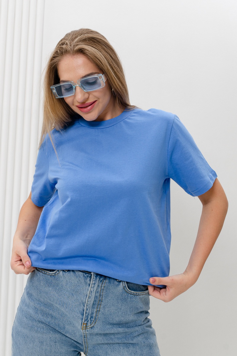 Футболка 8471/3 унисекс (голубой)