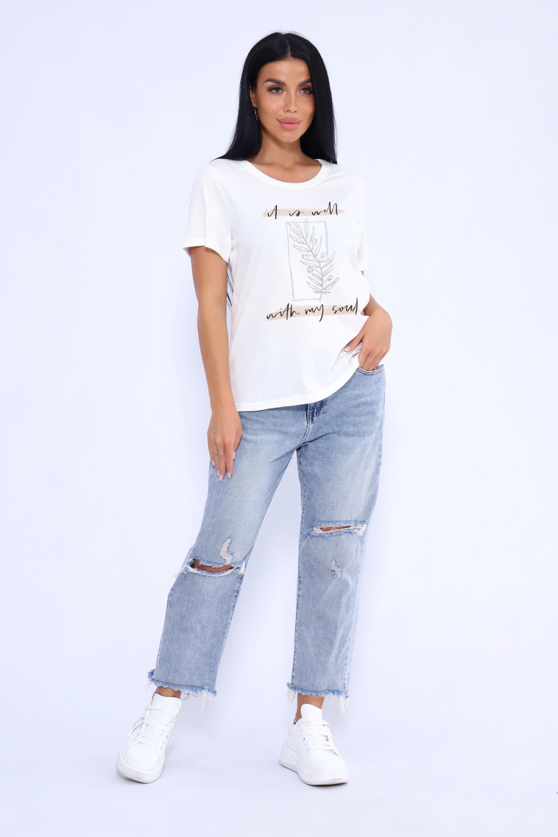 Футболка 80036 (молочный)