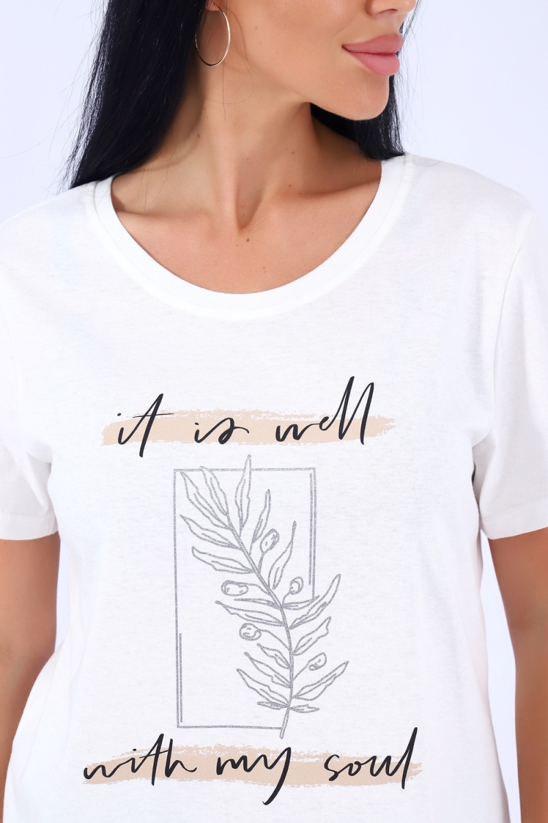 Футболка 80036 (молочный)