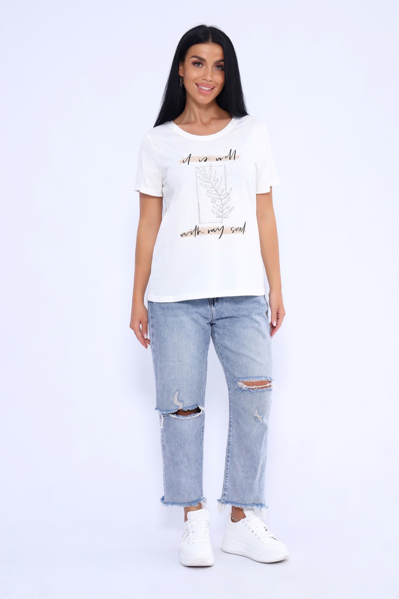 Футболка 80036 (молочный)