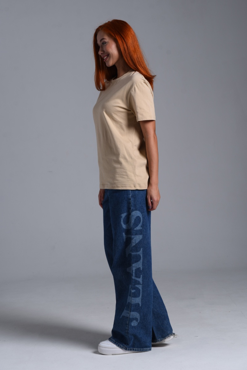 Футболка 8471/4 унисекс (бежевый)