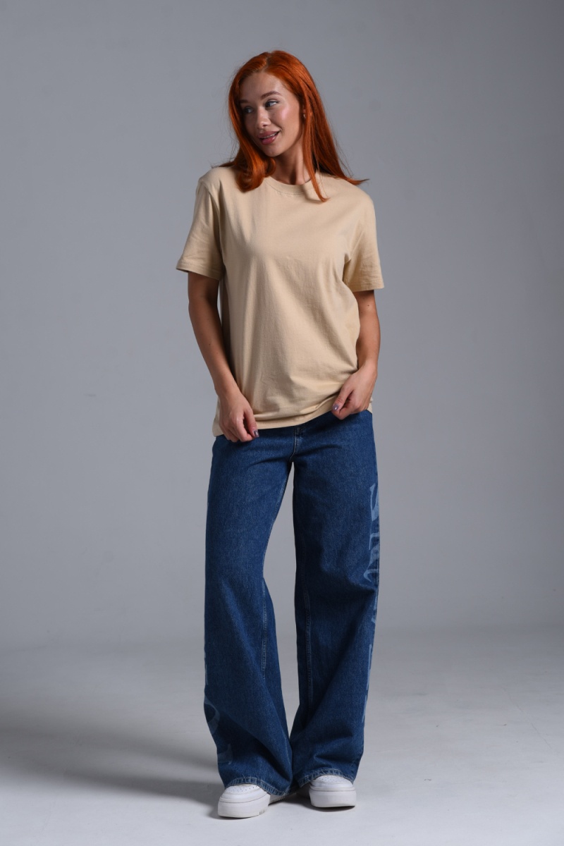 Футболка 8471/4 унисекс (бежевый)