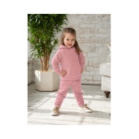 Костюм с брюками футер начёс Малинка 20338 (розовая дымка)