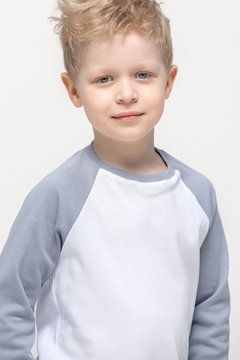 Детский свитшот Элвисин (серый)